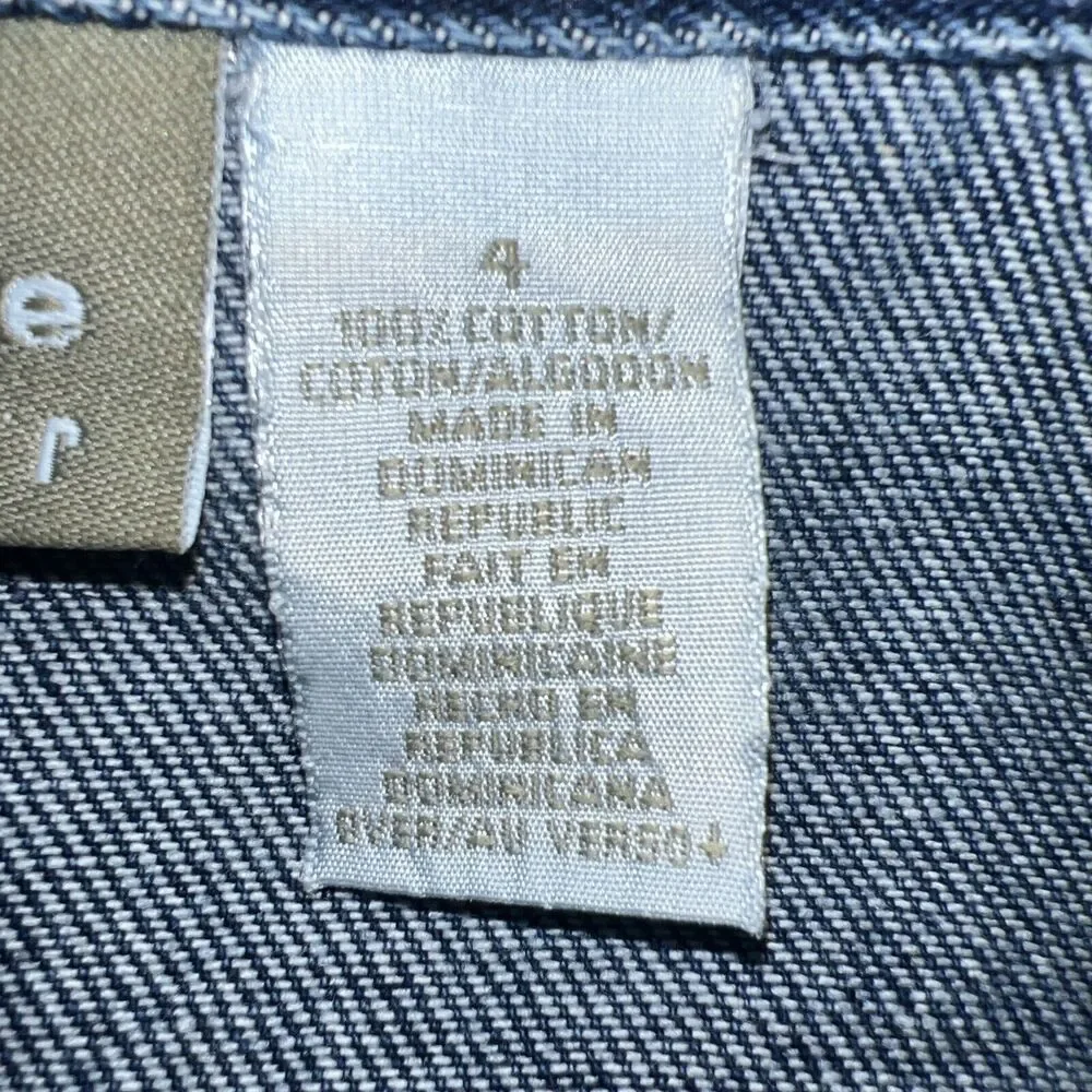 Liz Claiborne Lizwear Vintage 90s Womens 4 Denim Mom Jeans Rhinestones High Rise - Picture 13 of 15